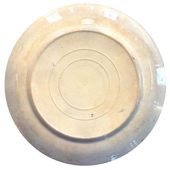 Travel Tourist Souvenir plate Washington DC Landmarks blue white vintage ceramic - Picture 3 of 8